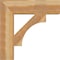 Ekena Millwork Westlake Block Rough Sawn Bracket, Western Red Cedar, 6"W x 26"D x 26"H BKT06X26X26WTL05RWR - alternate 4
